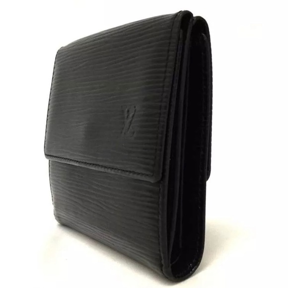 Louis Vuitton Other - Louis Vuitton Epi Porte Feiulle Elise Black Wallet
